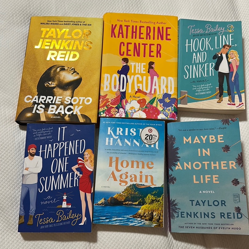 6 best selling romance novels